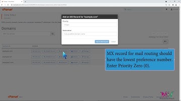 How to add an MX Record in cPanel using DNS Zone Editor with MonsterHost