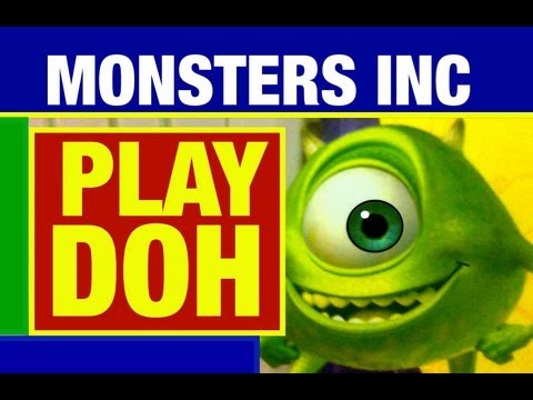 Play Doh Monsters Inc Disney Pixar Mold A Monster Toy Review by Mike Mozart of TheToyChannel