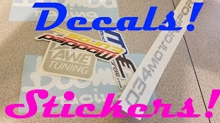 How to install decals mk7 GTI!! Free VW decals!