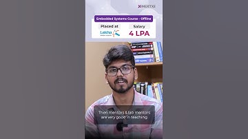 Best EMBEDDED SYSTEMS Training Institute | John Paul Placed at Lekha Wireless