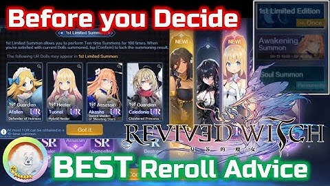 The BEST Rerolling Advice I can give to anyone as a CBT Veteran - Revived Witch Global - TIMESTAMPS