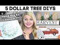 5 Dollar Tree DIYS Using This $1 CALENDAR?!? | NEW DIY Dollar Tree Fall 2020 | Krafts by Katelyn