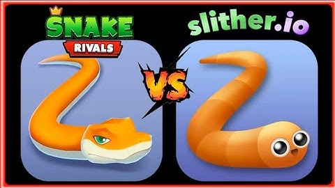Snake Rivals Vs Slither. Io Game Comparison!