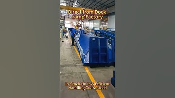 Dock ramp factory, In-Stock units#dockramp #sourcefactory #makeinChina
