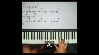 Life Goes On: Advanced chord techniques. Learn to play piano from chord sheets (lead sheets).
Life Goes On: Advanced chord techniques. Learn to play piano from chord sheets (lead sheets). Life Goes On: Advanced chord techniques. Learn to play piano from chord sheets (lead sheets).