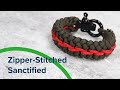 Zipper-Stitched Sanctified Paracord Bracelet