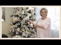 🎄🌲Decorate With Me - Christmas Tree  (Blush Pink)  / How To Flock Your Christmas Tree🎄🎄