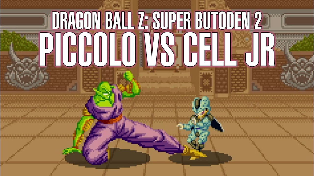 Dragon Ball Z Super Butoden 2 Piccolo vs Cell Jr (Super Nintendo) YouTube