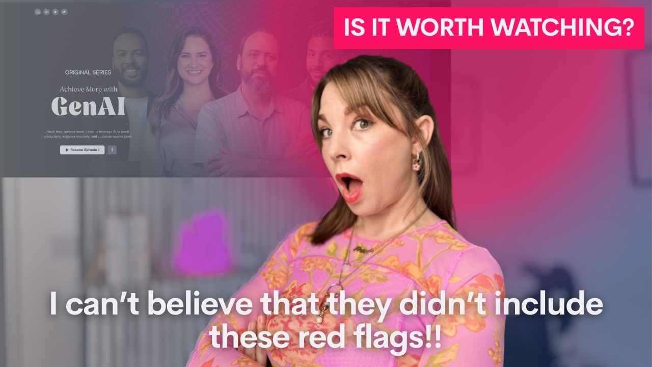 A Neurodivergent Creator Tries The "Achieve more with GenAI" Masterclass