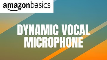 AmazonBasics Dynamic Cardioid Vocal Microphone Unboxing, Review & Testing