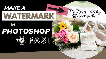 Make a Watermark in Photoshop FAST!