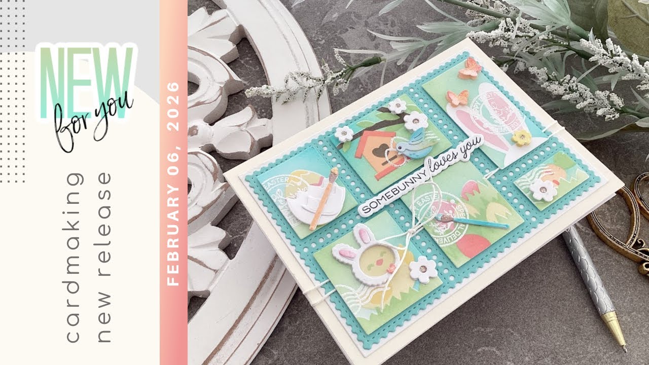 Postage Collage 101 Cardmaking: Spring Edition | New Waffle Flower Spring Time Release