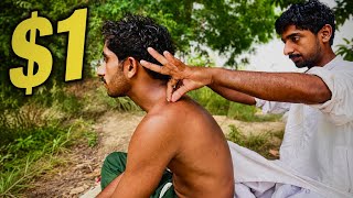 ASMR Head & Back Massage 💆‍♂️ | Amazing $1 Relaxation Treatment 😴