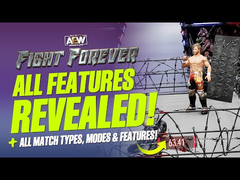 AEW Fight Forever: All Features, Game Modes, Match Types, Roster, Options & More! (Full Overview)