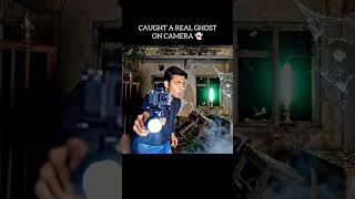 CAUGHT A REAL GHOST ON CAMERA 👻 | Haunted Bungalow Horror Shorts | Ravi’s Scary Vlog #shorts