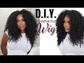 DIY : Curly Synthetic wig #hack for Volume