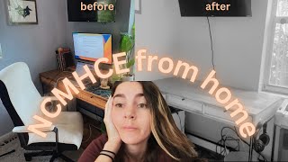 Taking the NCMHCE from home: vlog & my experience