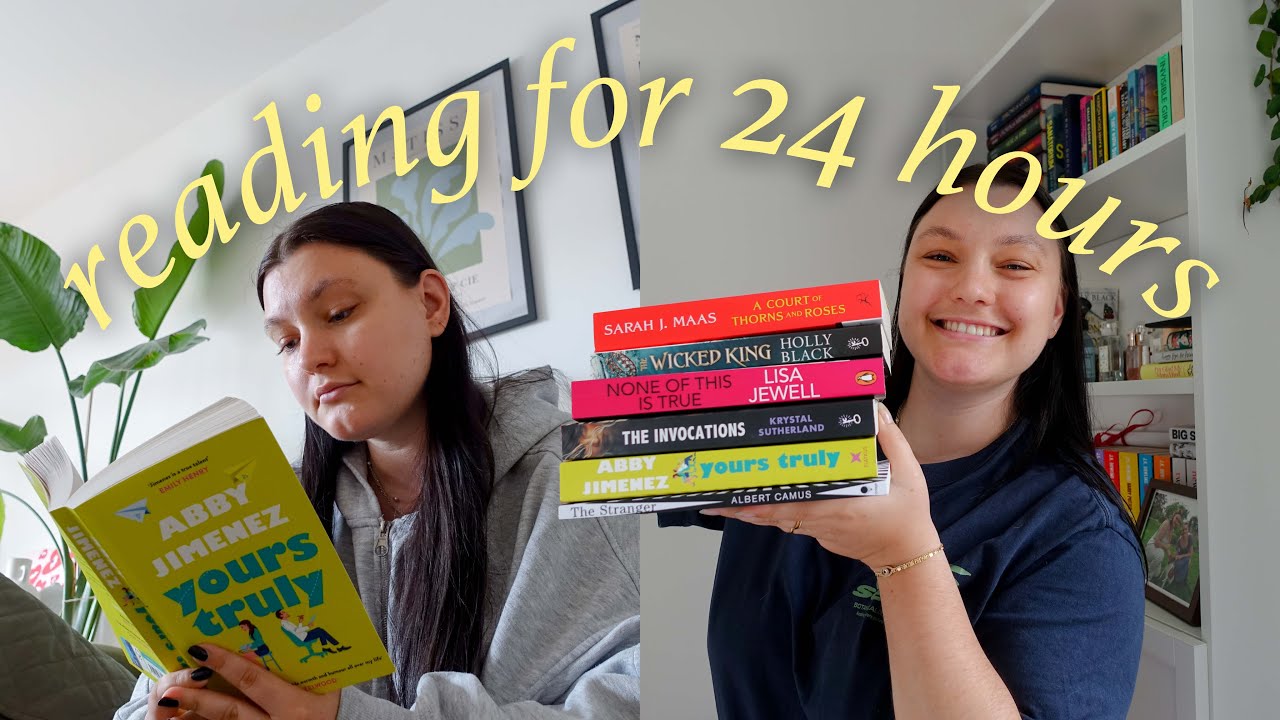 reading for 24 hours 📖 spoiler free reading vlog - YouTube