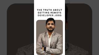 The Truth About Getting Remote Developer Jobs #zeescriptdev #motivation #coding #viral