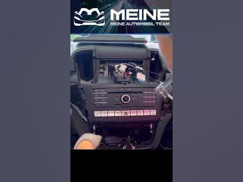 벤츠 GLE W166에 12.3인치 안드로이드 모니터를 장착했습니다. - YouTube