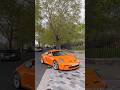 Orange Porsche 992 S/T in London
