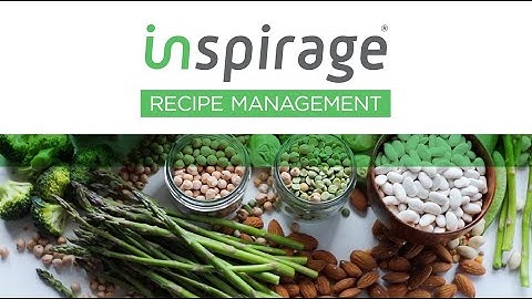Inspirage Recipe Management