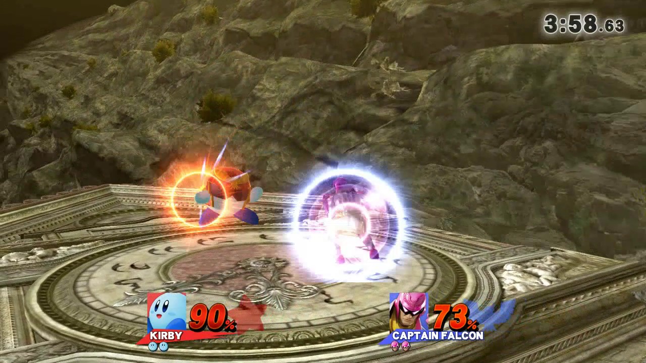 super smash bros. characters Kirby vs Falcon