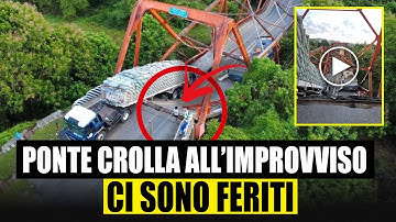 ULTIMORA È CROLLATO UN PONTE: SPEZZATO AL CENTRO. IL VIDEO DELLA TRAGEDIA, IMMAGINI FORTI