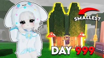 I Built the ULTIMATE Smallest Base EVER SOLO in 99 Nights In the Forest