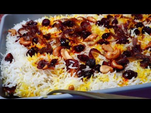 Cranberry pulao, from the video