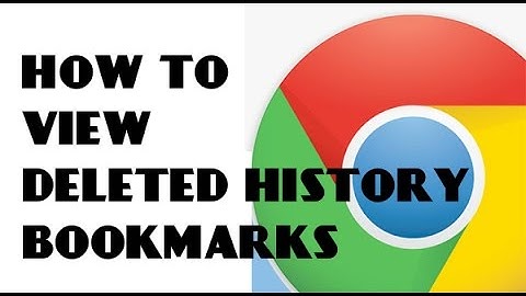 View deleted browsing history and bookmarks on google chrome easy method