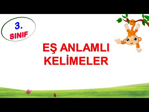 Eş Anlamlı Kelimeler