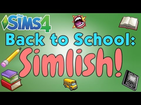 학교로 돌아 가기 : Simlish! | Simlish로 말하는 방법