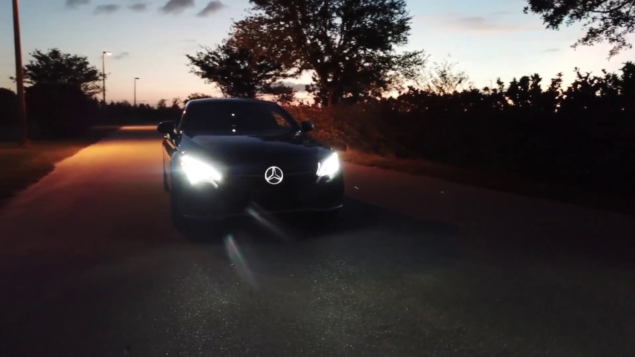 Mercedes Benz ILLUMINATED LED STAR on C43 AMG Coupe