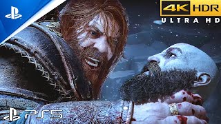 Kratos VS Thor | Dublado PT-BR, Cena COMPLETA em 4K (God of War RAGNAROK)