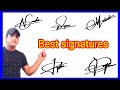 How to do signature like a billionaire  best signature styles  signature