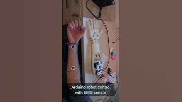 Arduino robot control with EMG sensor