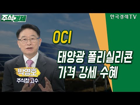 OCI 폴리실리콘 가격 강세 수혜 박영호 주식창 고수 주식경제 한국경제TV 