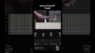 Sousou no Frieren OP  : Yuusha 「勇者」- Fingerstyle Guitar Cover - TABS shorts