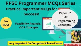RPSC Programmer Exam Paper 2 | 50+ MCQs on  SAD Feasibility & OOP Concepts