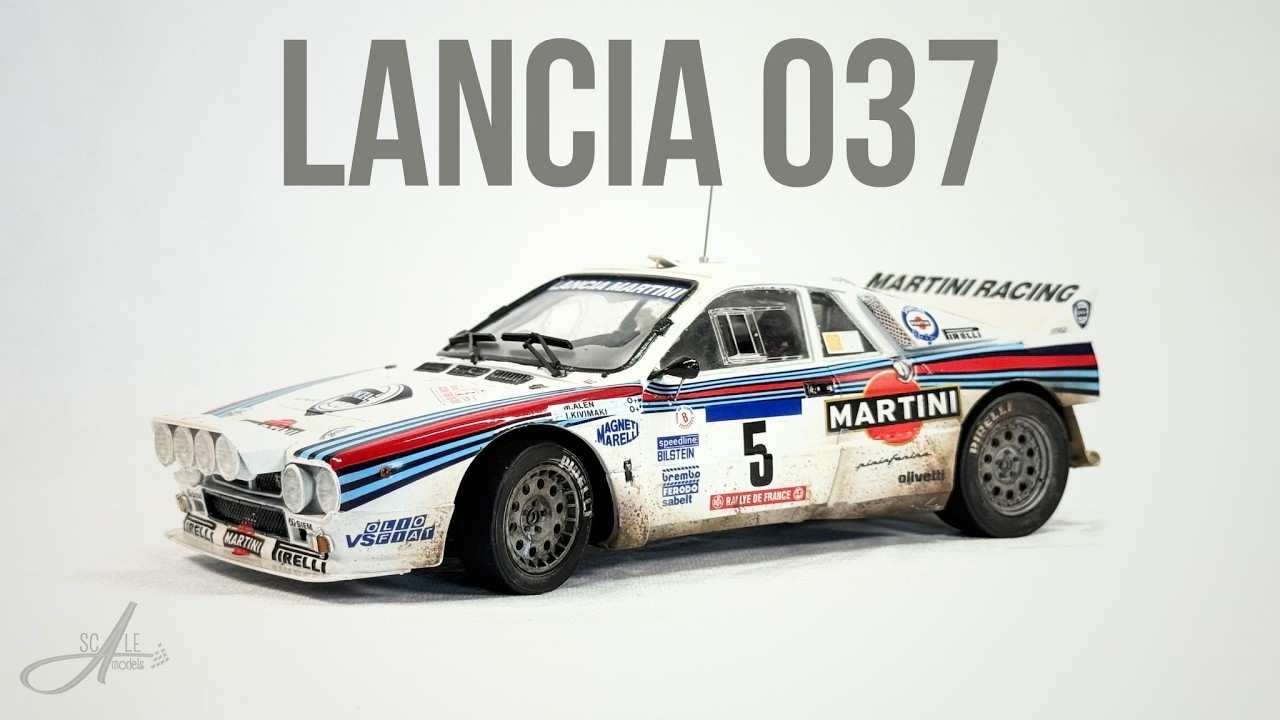 Lancia 037 rally Group B - Hasegawa 1/24 | Full build