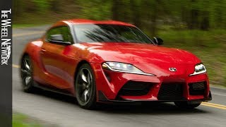 2020 Toyota Supra | Renaissance Red | Driving, Exterior (US Spec