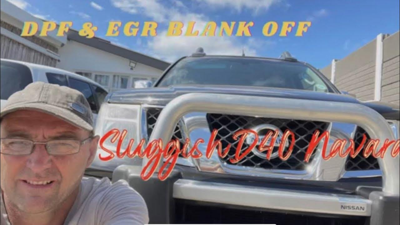 Nissan Navara D40 DIY Cat removal and EGR blank YouTube