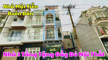 NHÀ MẶT TIỀN BUÔN BÁN | VỊ TRÍ ĐẸP TẶNG FULL NỘI THẤT TRONG NHÀ | BÌNH CHUẨN - THUẬN AN