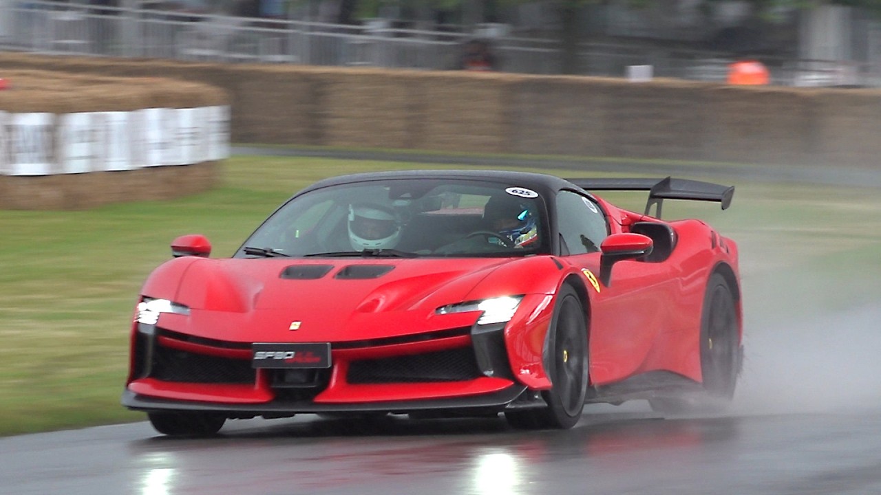 NEW Ferrari SF90 XX Spider - Pure Engine Noise @ Goodwood Festival of Speed 2024