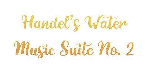 CC C1 W20 Handel Water Music Listening Map video