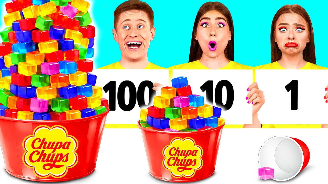 Tantangan 100 Lapis Makanan | Pertempuran Makanan Epik