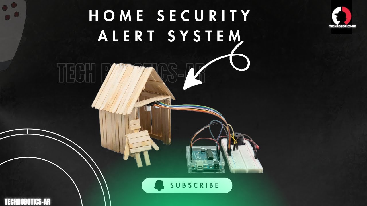 Home Security Alert System | DIY Arduino ProjectSchool Project & Exhibition | Techrobotics-AR