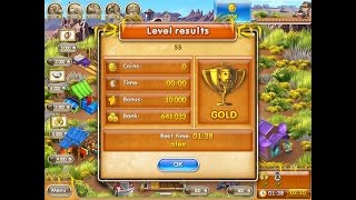 Farm Frenzy 3 only GOLD (level 55) playthrough Веселая ферма 3 (уровень 55) Золото