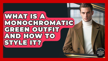What Is A Monochromatic Green Outfit And How To Style It? - The Sharp Dressed Gent